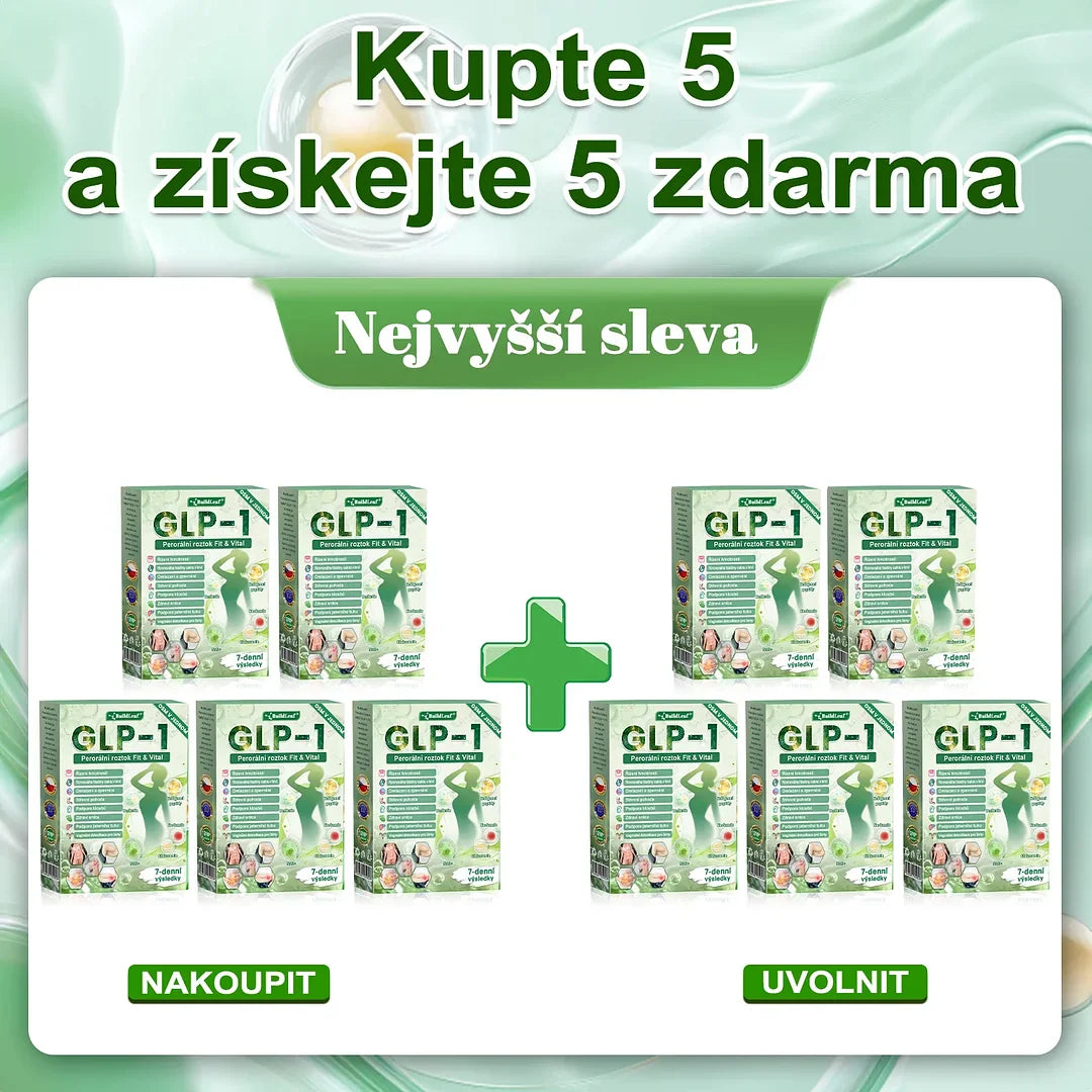 🌿 Oficiální obchod ČR | GLP-1 8-v-1 Fit & Vital Řešení (Jednou denně, viditelné změny za 7 dní) ✅ Obezita, kardiovaskulární zdraví, cukrovka, spánková apnoe, zdraví střev, problémy se klouby a dalš