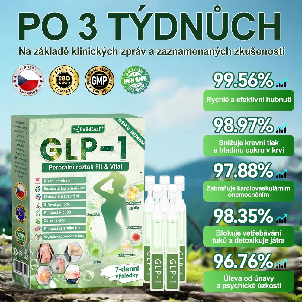 🌿 Oficiální obchod ČR | GLP-1 8-v-1 Fit & Vital Řešení (Jednou denně, viditelné změny za 7 dní) ✅ Obezita, kardiovaskulární zdraví, cukrovka, spánková apnoe, zdraví střev, problémy se klouby a dalš