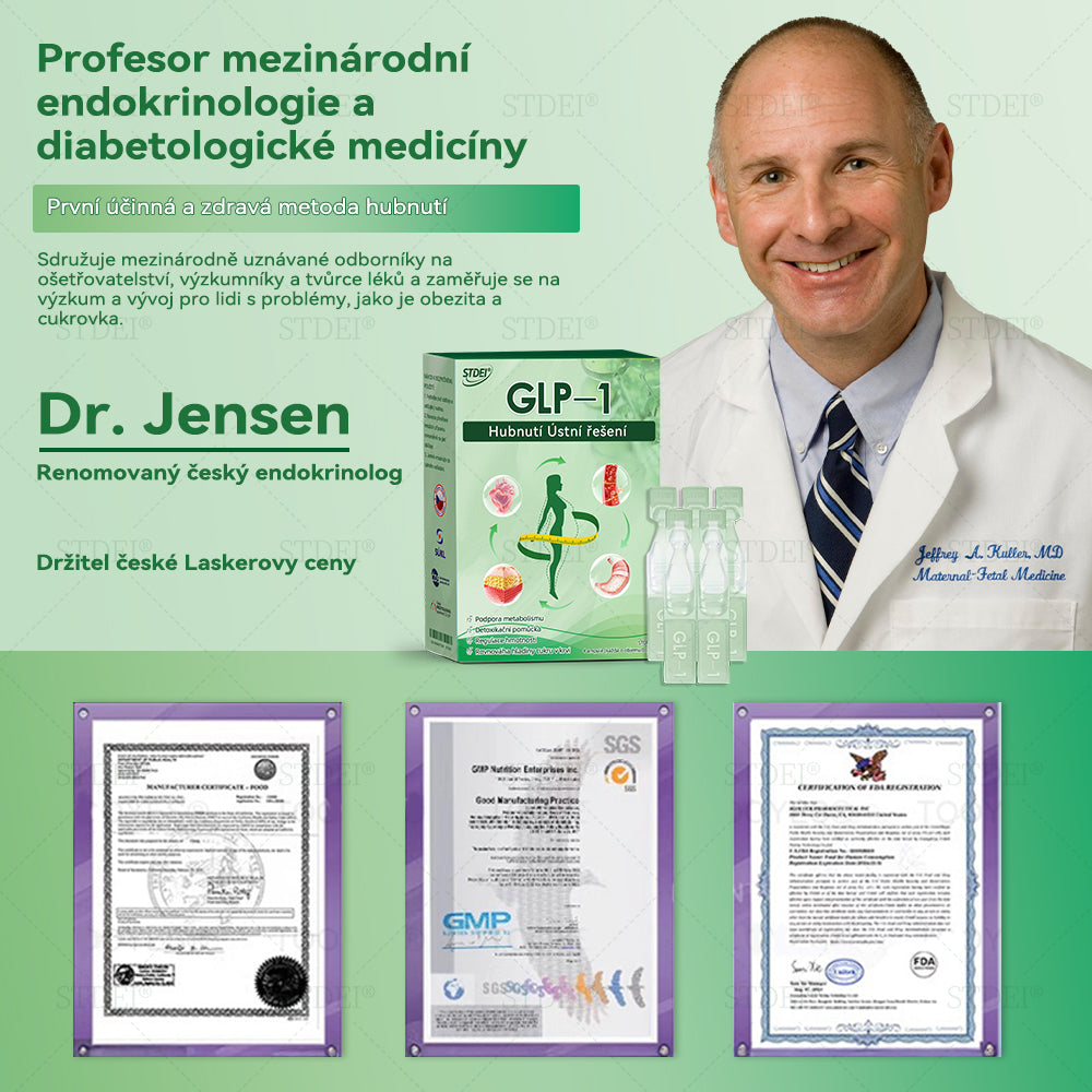🌿 Oficiální obchod ČR | STDEI® GLP-1 8-v-1 Fit & Vital Řešení (Jednou denně, viditelné změny za 7 dní) ✅ Obezita, kardiovaskulární zdraví, cukrovka, spánková apnoe, zdraví střev, problémy se klouby a dalš