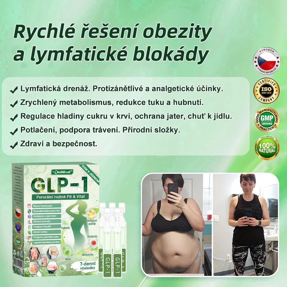 🌿 Oficiální obchod ČR | GLP-1 8-v-1 Fit & Vital Řešení (Jednou denně, viditelné změny za 7 dní) ✅ Obezita, kardiovaskulární zdraví, cukrovka, spánková apnoe, zdraví střev, problémy se klouby a dalš